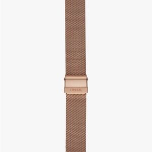 Fossil Rose Gold Mesh Strap